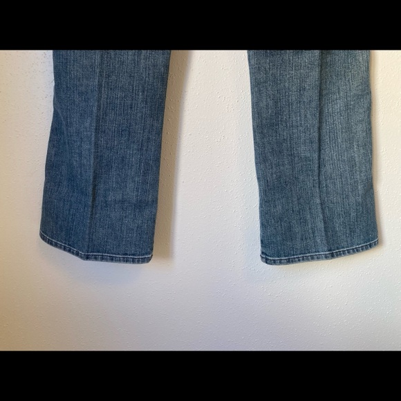 7 for all mankind “crop A pocket” faded wash cropped bootcut jeans sz 28 - Picture 5 of 7